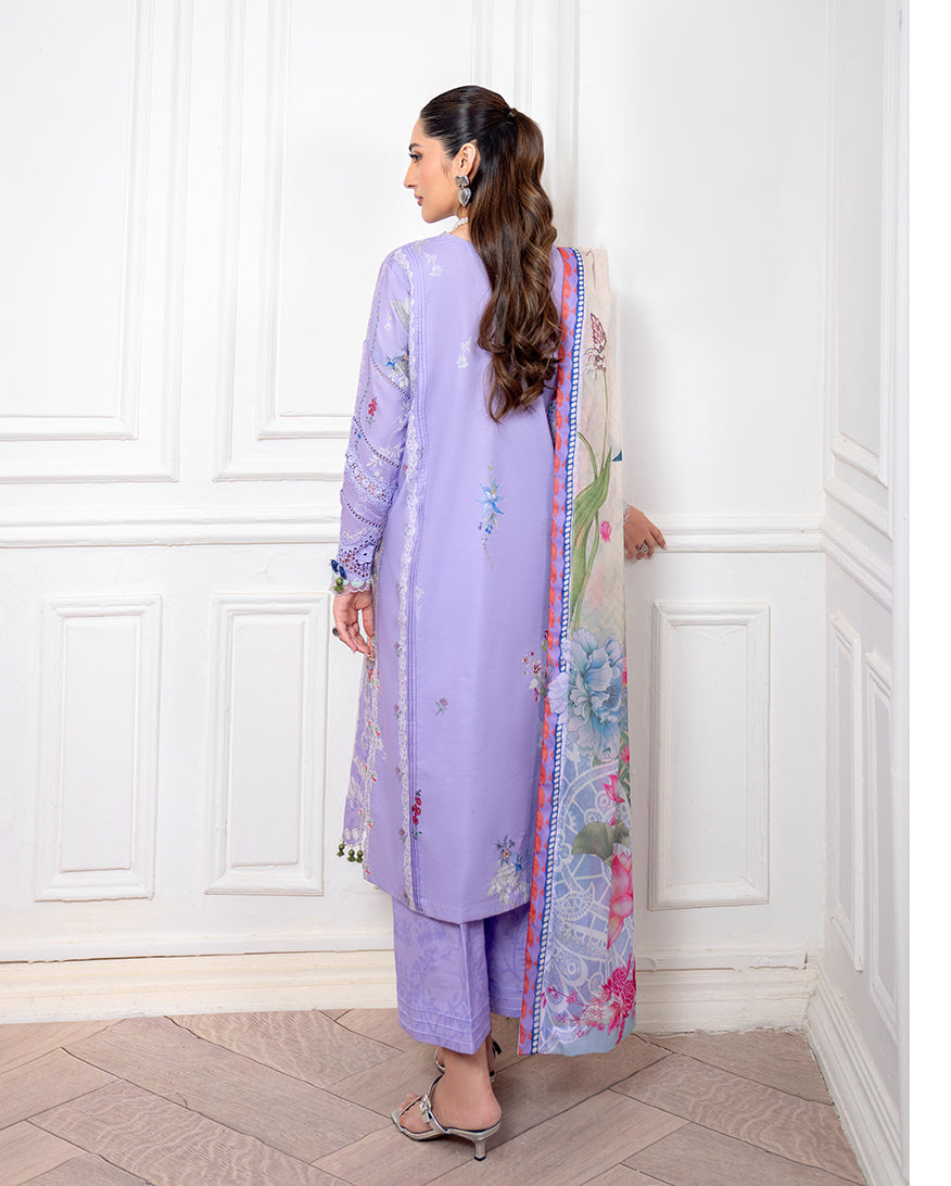 Roheenaz | Aezel Embroidered Cambric | Nivra - Ladies Clothes - Maria Faisal
