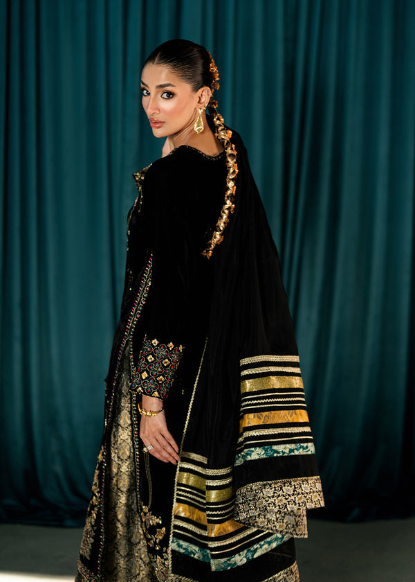 Midnight Aura – authentic Pakistani dress from the Velvet Code collection for women in the UK