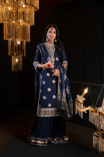 Al Karam | Festive Summer 25 | A-10 - Designer Dress with Intricate embroidery and embellishments. Shop elegent wedding dress at Maria Faisal.