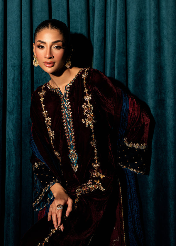 Ruby Eclipse – authentic Pakistani dress from the Velvet Code collection for women in the UK