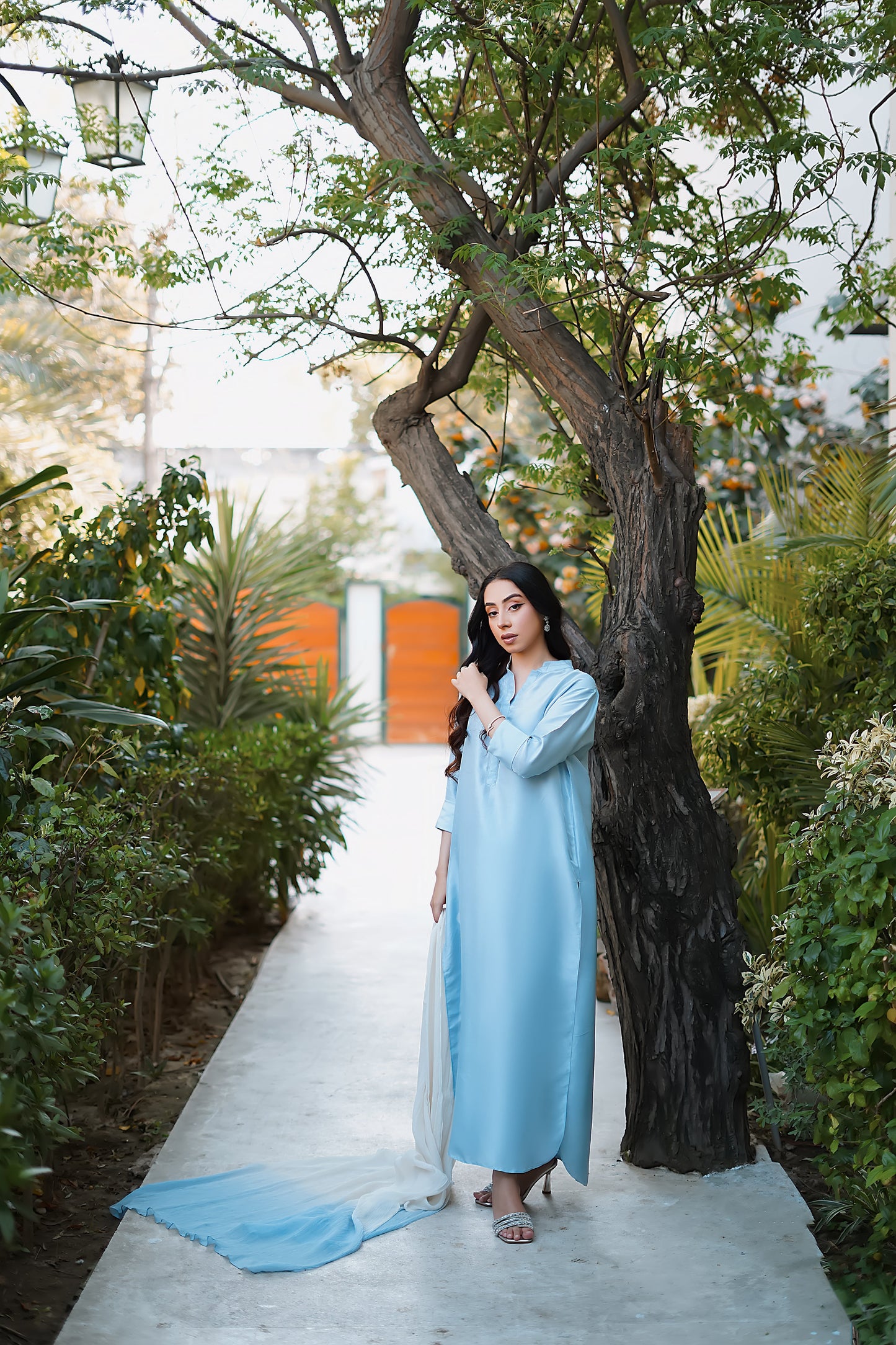 Erum Khan | Nue Pret | Serene Sky - Ladies Clothes - Maria Faisal