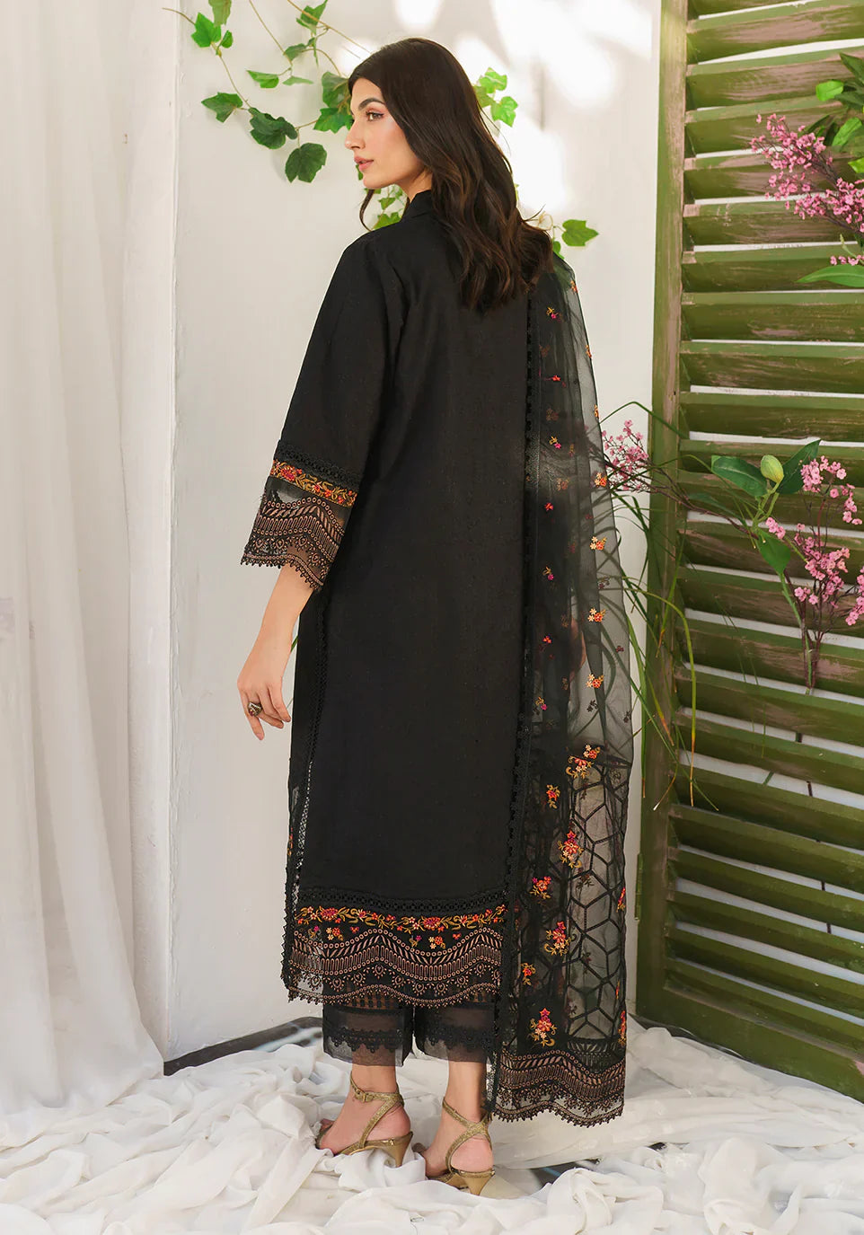 Zarqash | Belle Ame 24 | BL 007 Jardin Noir - Ladies Clothes - Maria Faisal