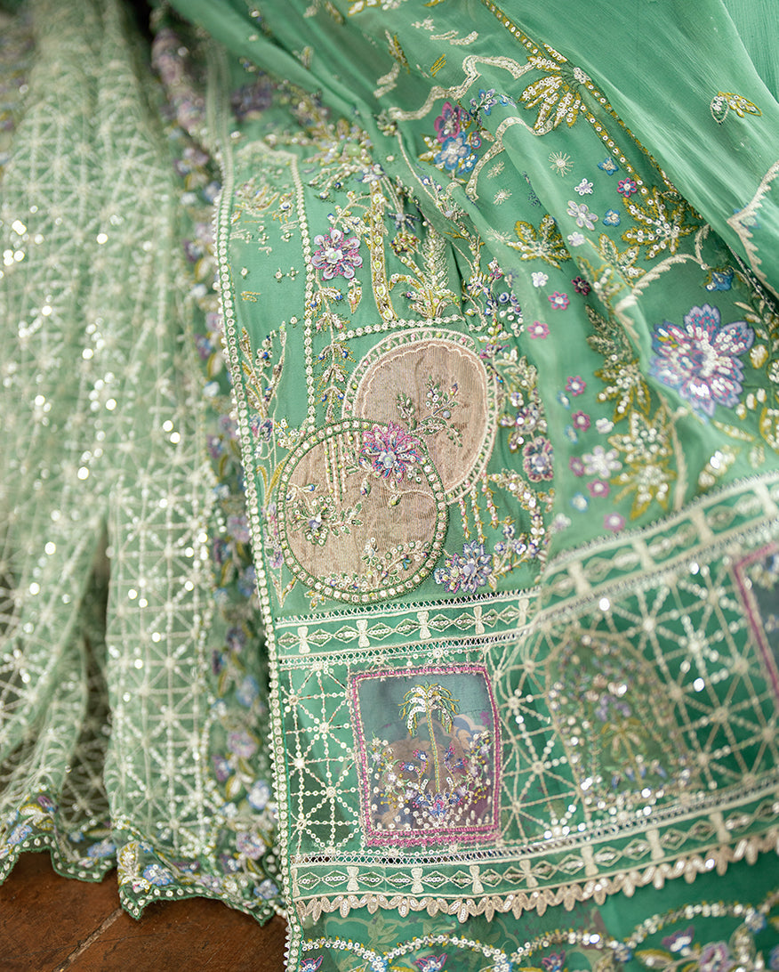 Mushq | Sham Shandaar Festive | Adaa - Casual Dress - available at Maria Faisal in UK and USA.