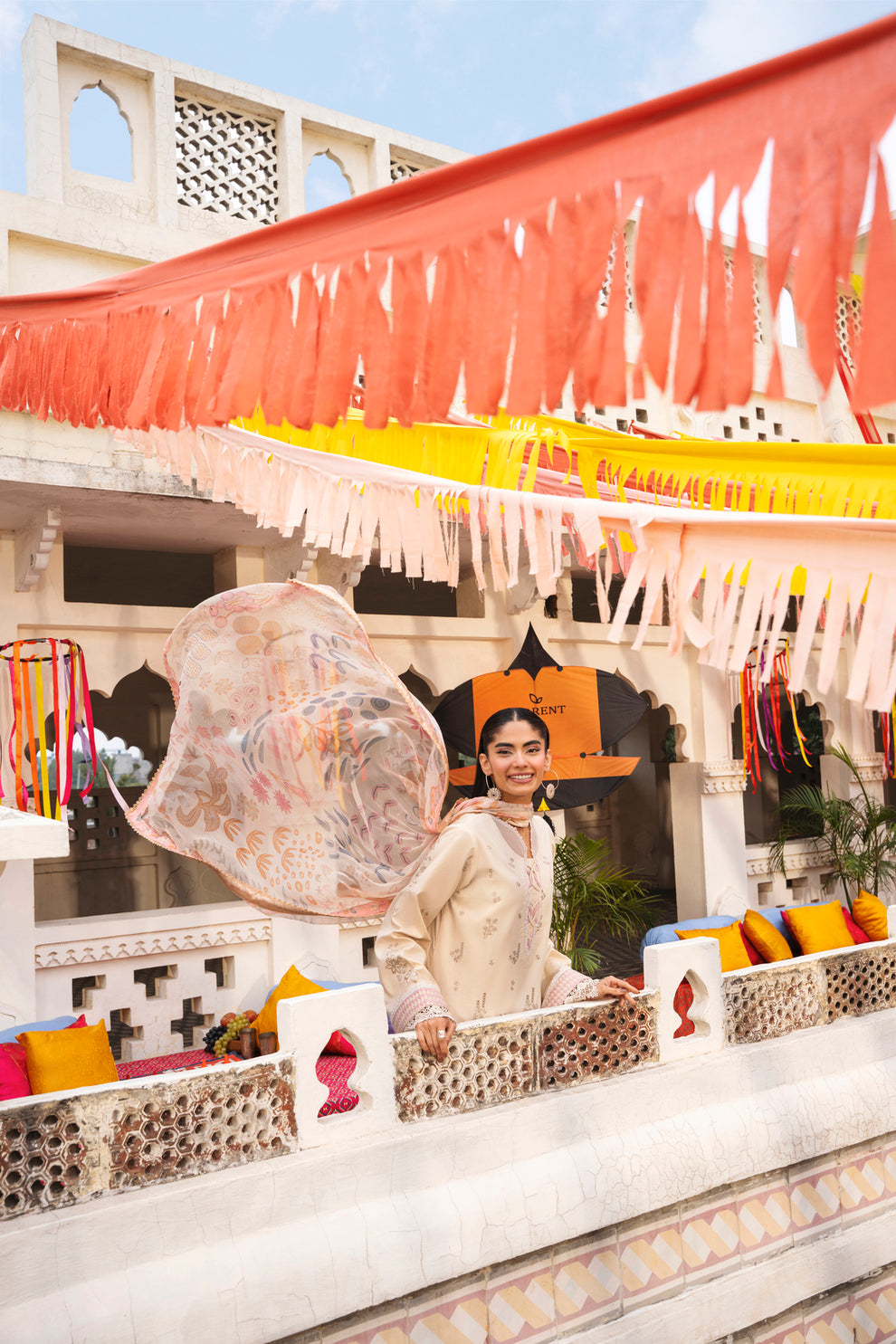 Florent | Basant Chikankari | FBC - 5A - Luxury Dress - available at Maria Faisal in UK and USA.