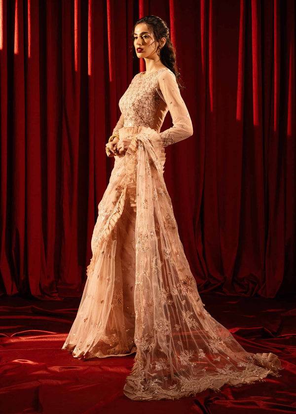 Paras by Pasha | Noor -e- Jahan Saree Collection | Shab-e-Gulabi by Maria Faisal - Registered Vendor of : Paras by Pasha - type : Ladies Clothes - 100% original wedding dresses