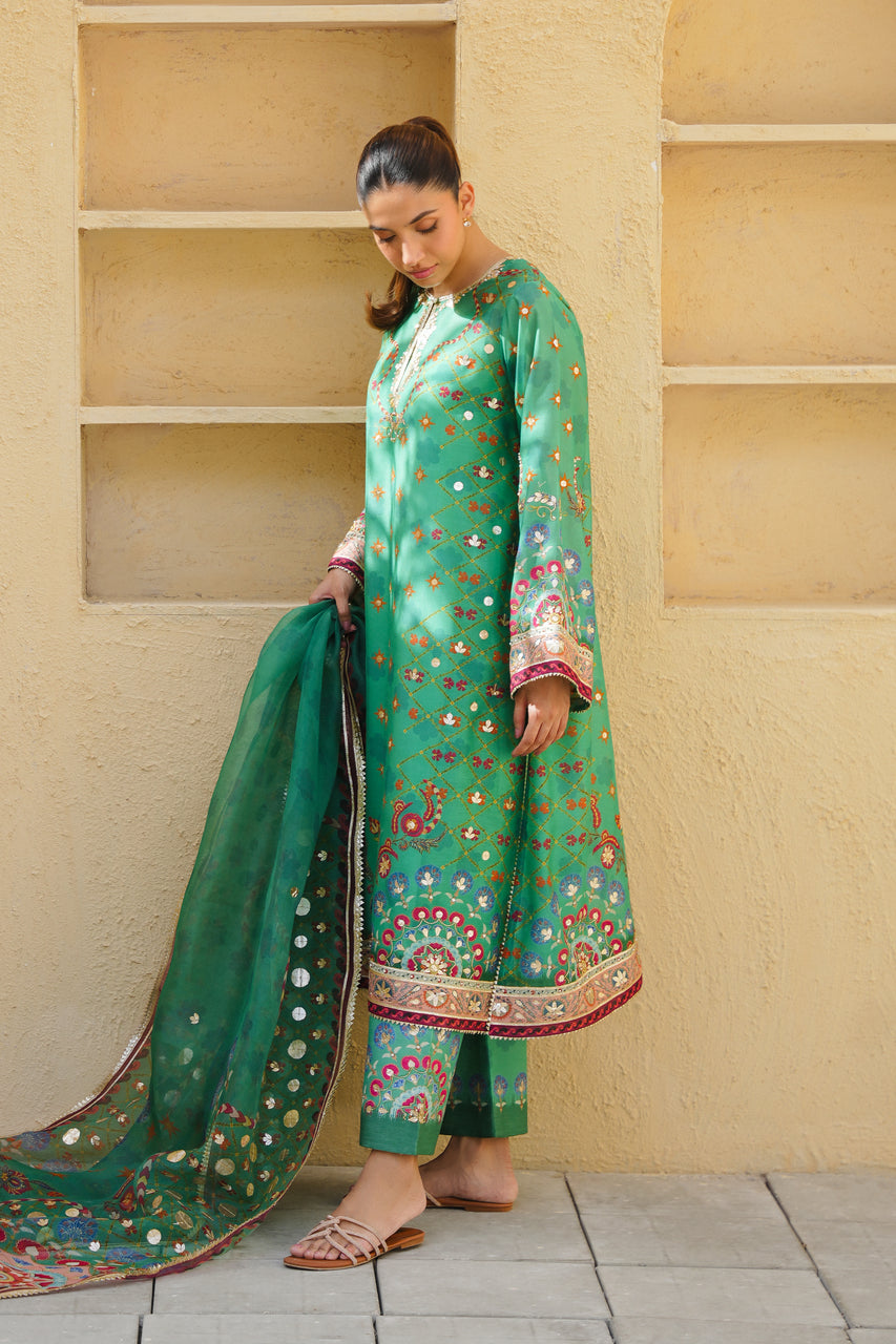 Sania Maskatiya | Eid ul Adha Edit | Enya (B) - Luxury Dress - available at Maria Faisal in UK and USA.