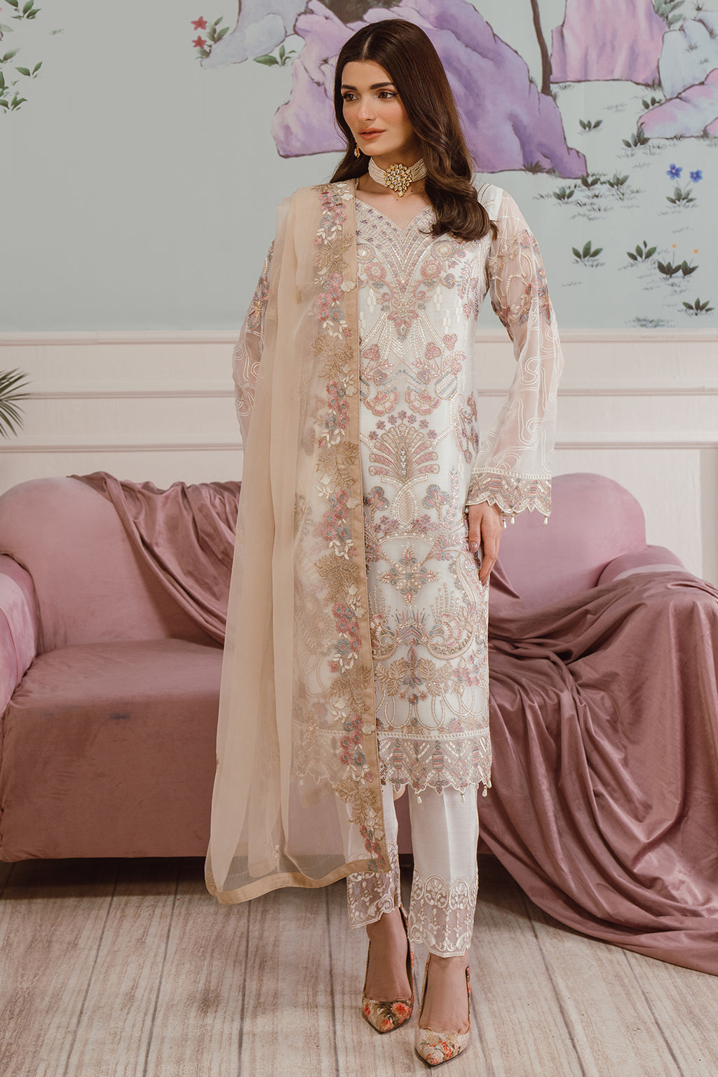 Ramsha | Ramsha Collection | F-2508 - Ladies Clothes - Maria Faisal