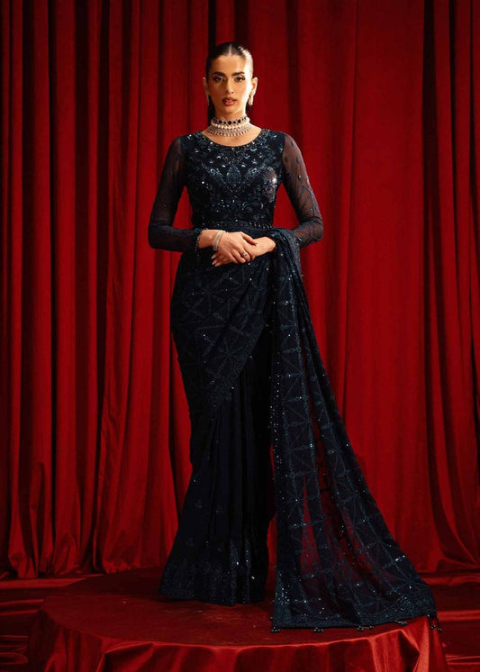 Paras by Pasha | Noor -e- Jahan Saree Collection | Neel-e-Noor by Maria Faisal - Registered Vendor of : Paras by Pasha - type : Ladies Clothes - 100% original wedding dresses