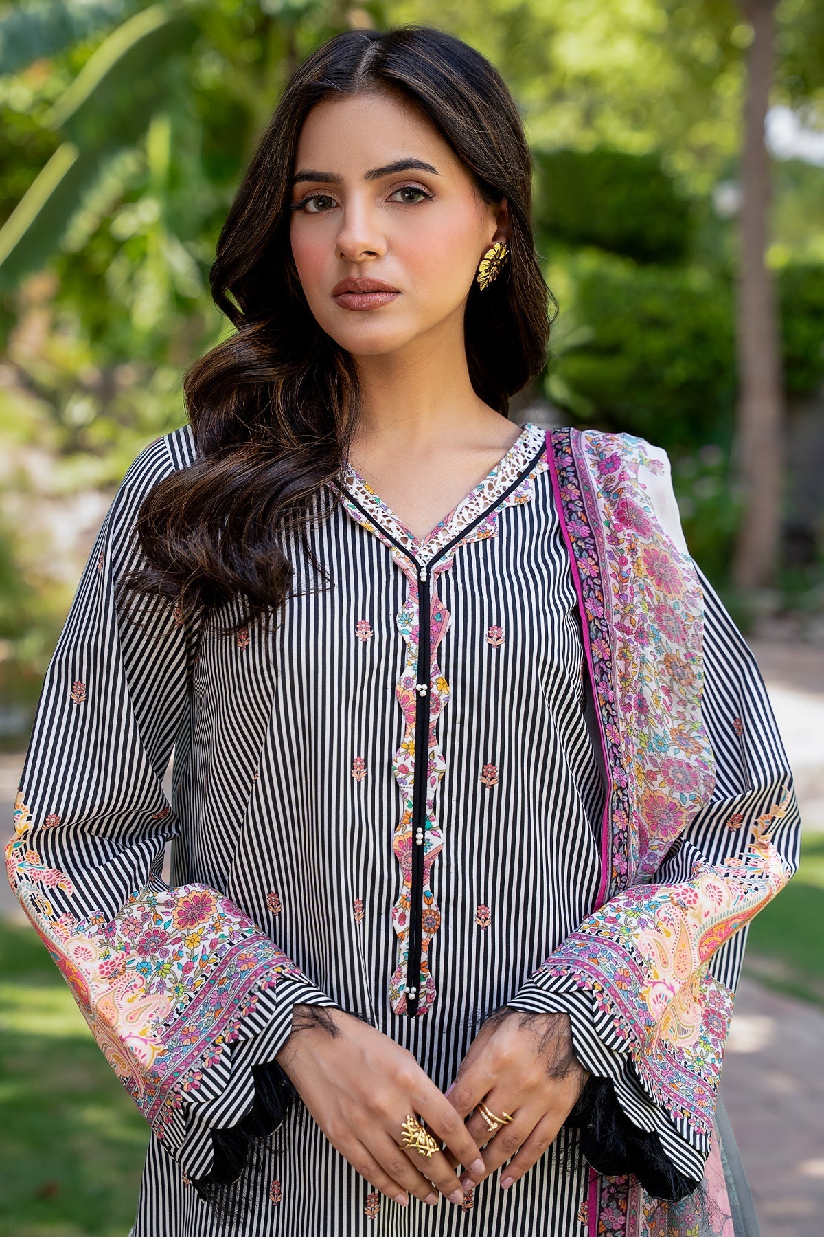 Charizma | C Print Lawn | CP6-22 - Luxury Dress - available at Maria Faisal in UK and USA.