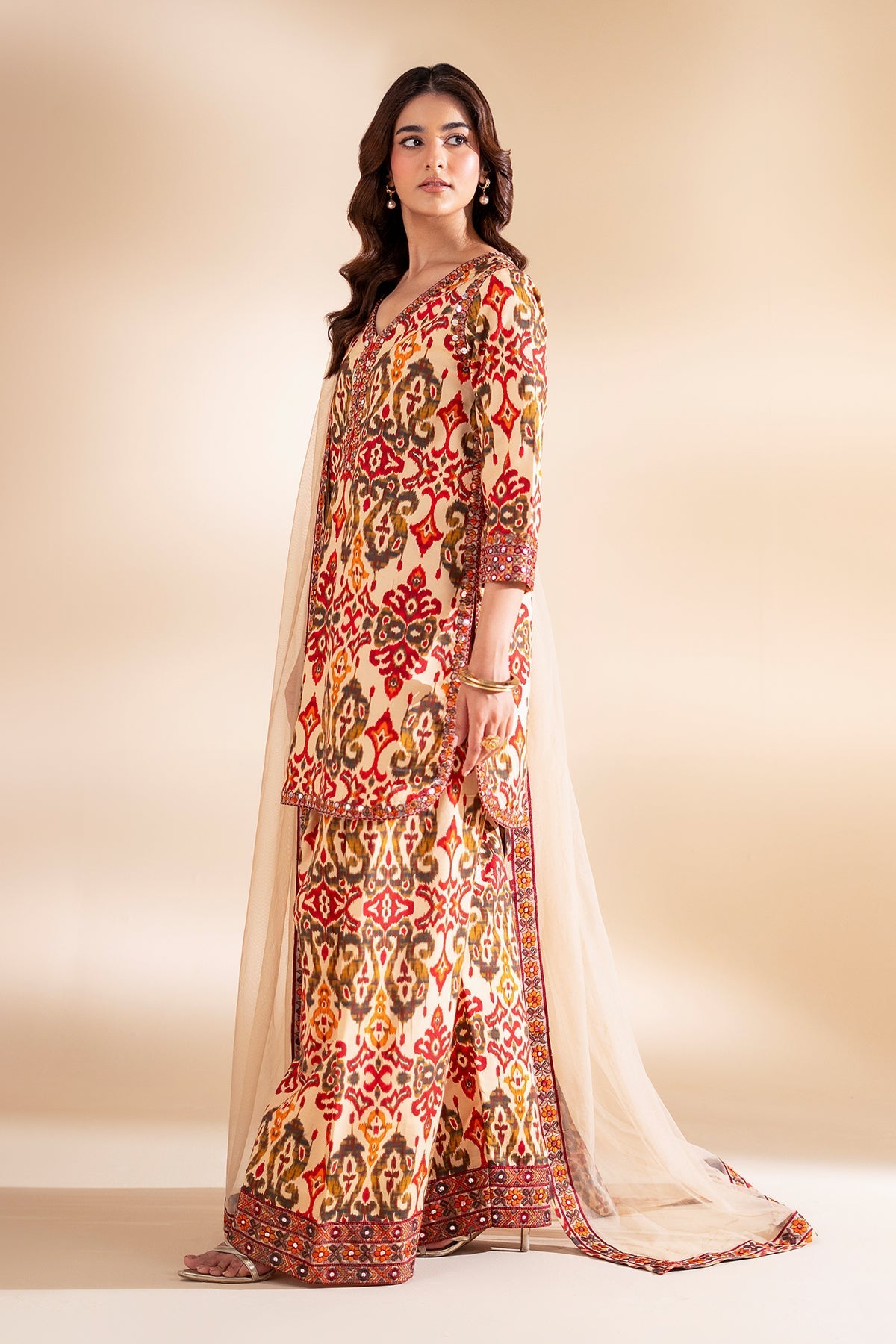 Charizma | Festive Edit | CNP-6-223 - Luxury Dress - available at Maria Faisal in UK and USA.