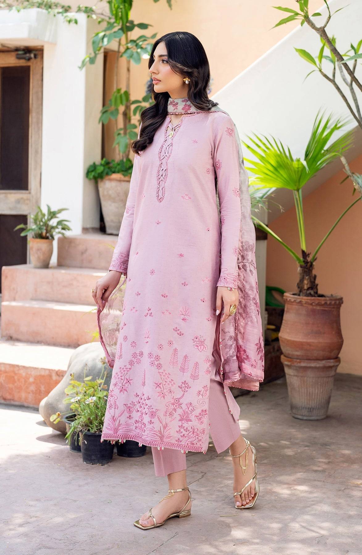 Zarif | Nura Textured Lawn 25 | JEEM by Maria Faisal - Registered Vendor of : Zarif - type : Ladies Clothes - 100% original wedding dresses