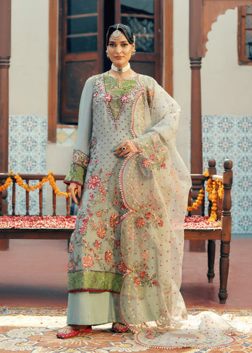 Jamnii | Noor e Nazakat | Mumtaz - Designer Dress with Intricate embroidery and embellishments. Shop elegent wedding dress at Maria Faisal.