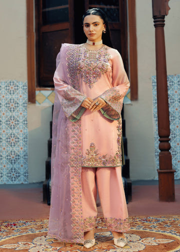 Jamnii | Noor e Nazakat | Noor-e-Khusboo - Designer Dress with Intricate embroidery and embellishments. Shop elegent wedding dress at Maria Faisal.