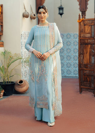 Jamnii | Noor e Nazakat | Dastan - Designer Dress with Intricate embroidery and embellishments. Shop elegent wedding dress at Maria Faisal.