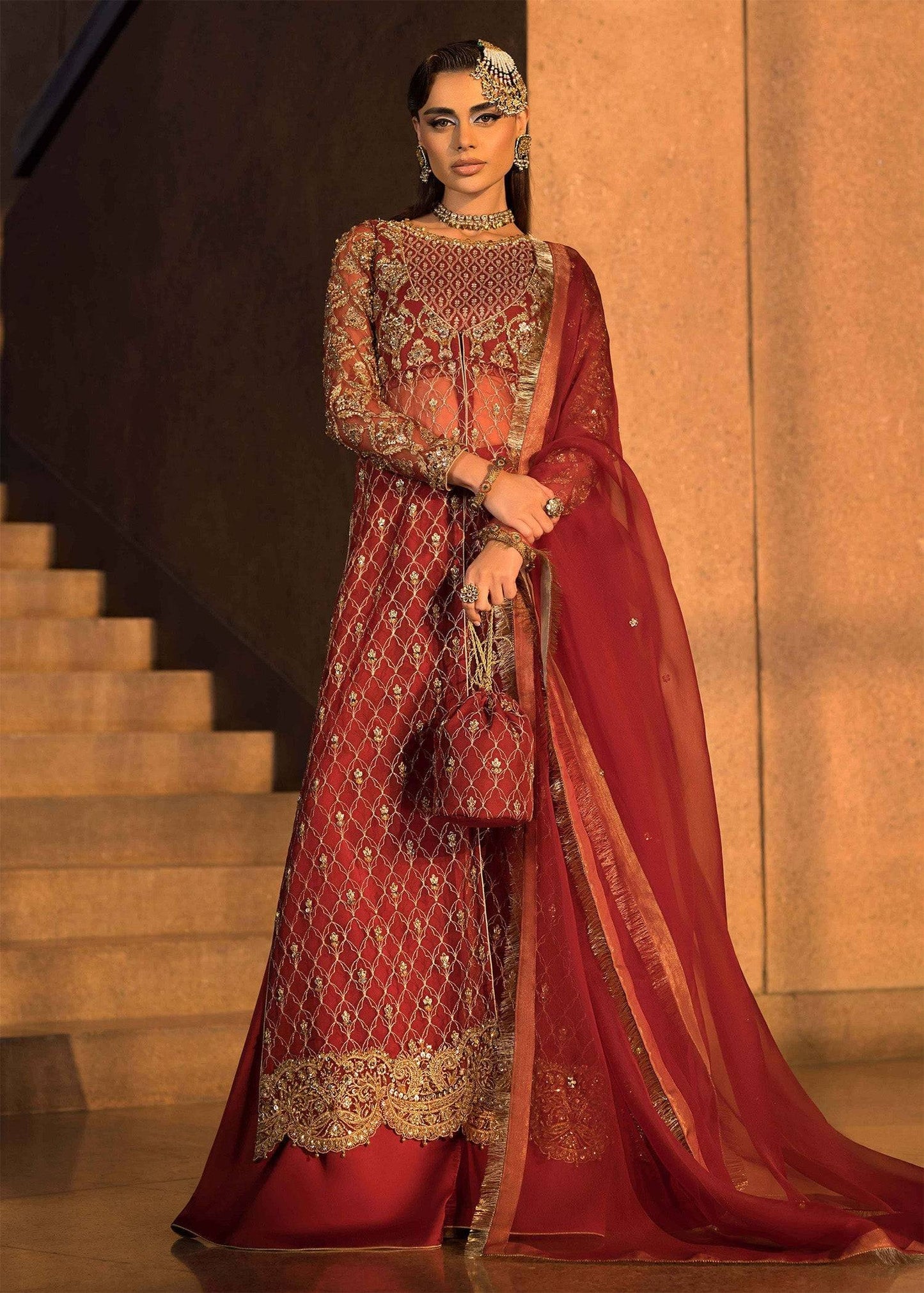 Mahum Asad | Dream a Little Dream of Me | Cherry by Maria Faisal - Registered Vendor of : Mahum Asad - type : Ladies Clothes - 100% original wedding dresses