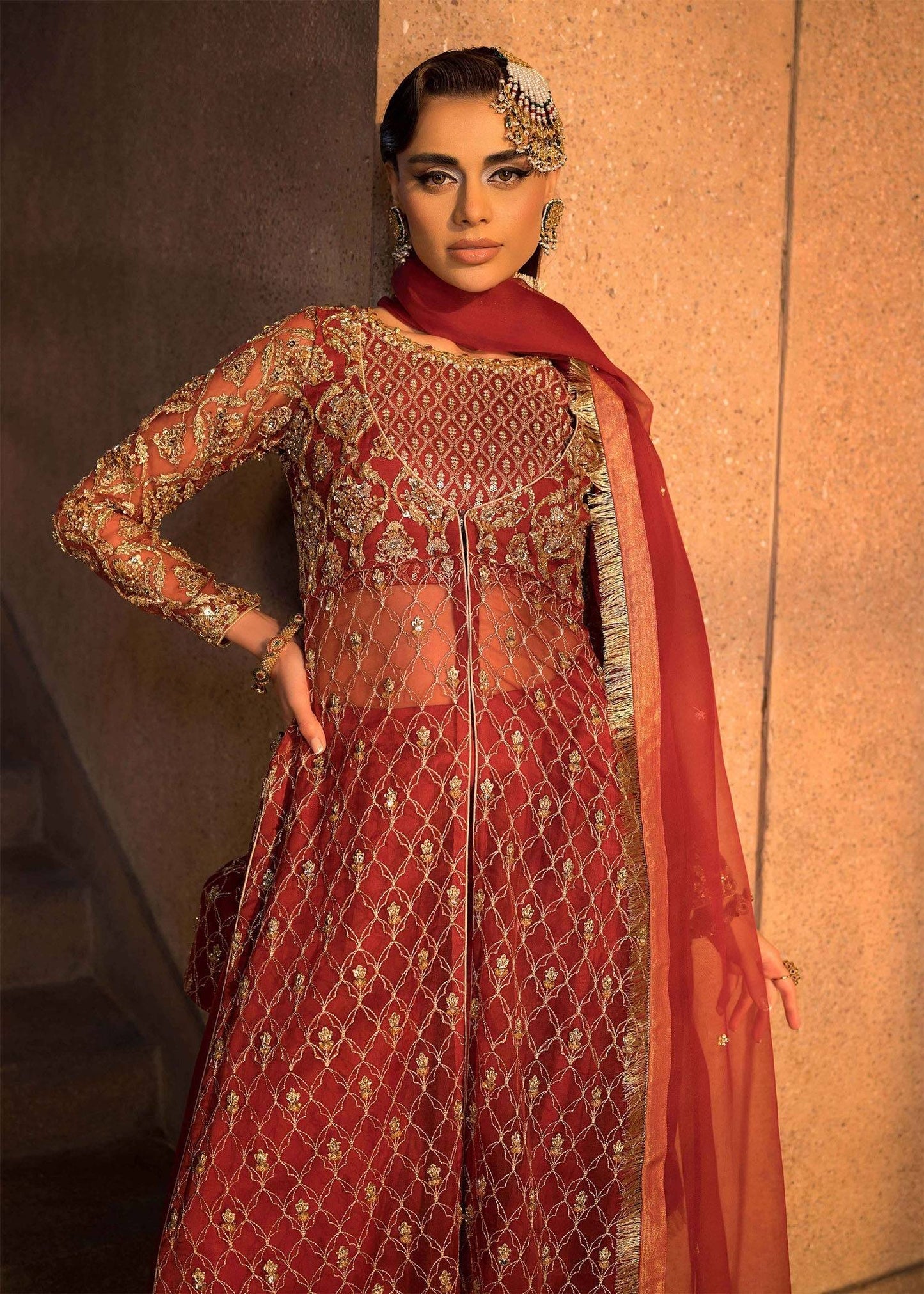 Mahum Asad | Dream a Little Dream of Me | Cherry by Maria Faisal - Registered Vendor of : Mahum Asad - type : Ladies Clothes - 100% original wedding dresses