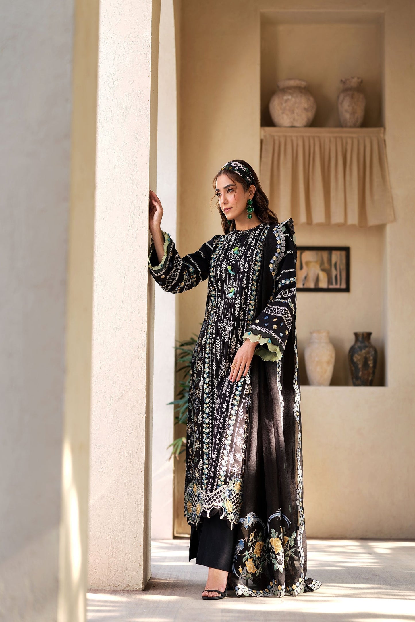 Maryam Hussain | Luxury Lawn 25 | Dawn by Maria Faisal - Registered Vendor of : Maryam Hussain - type : Ladies Clothes - 100% original wedding dresses