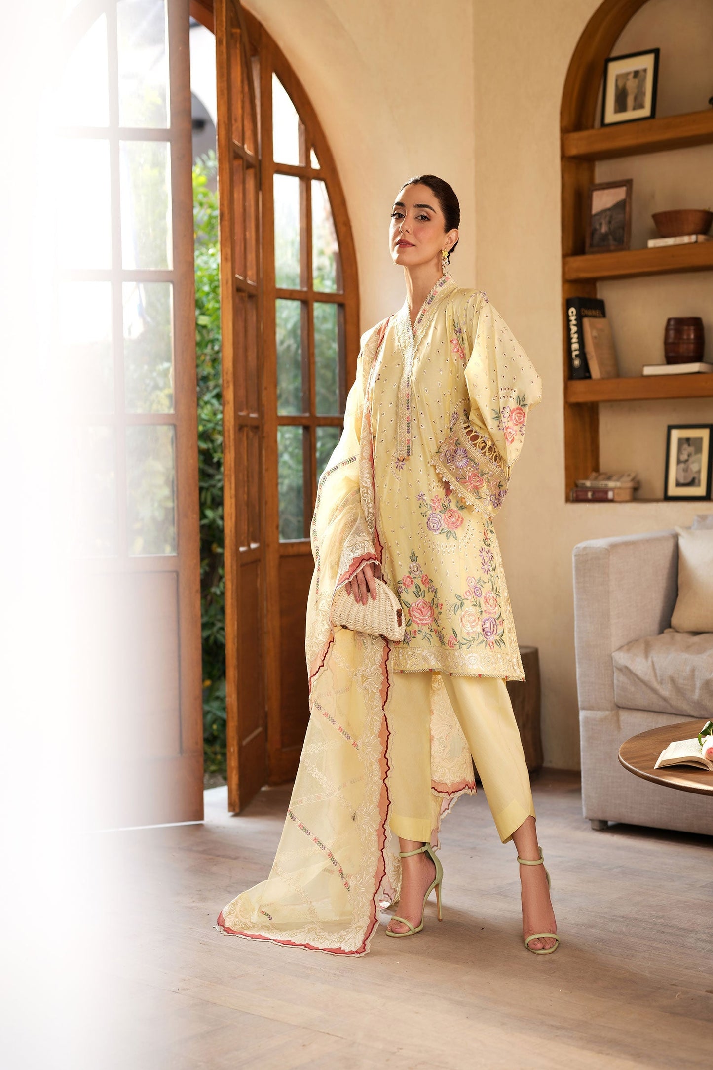 Maryam Hussain | Luxury Lawn 25 | Lemon Garden by Maria Faisal - Registered Vendor of : Maryam Hussain - type : Ladies Clothes - 100% original wedding dresses