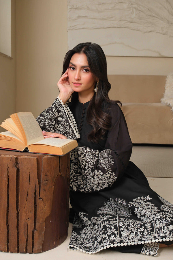 Noor by Saadia Asad | Noor Pret 25 | D1 - Midnight Charm - Ladies Clothes - Maria Faisal