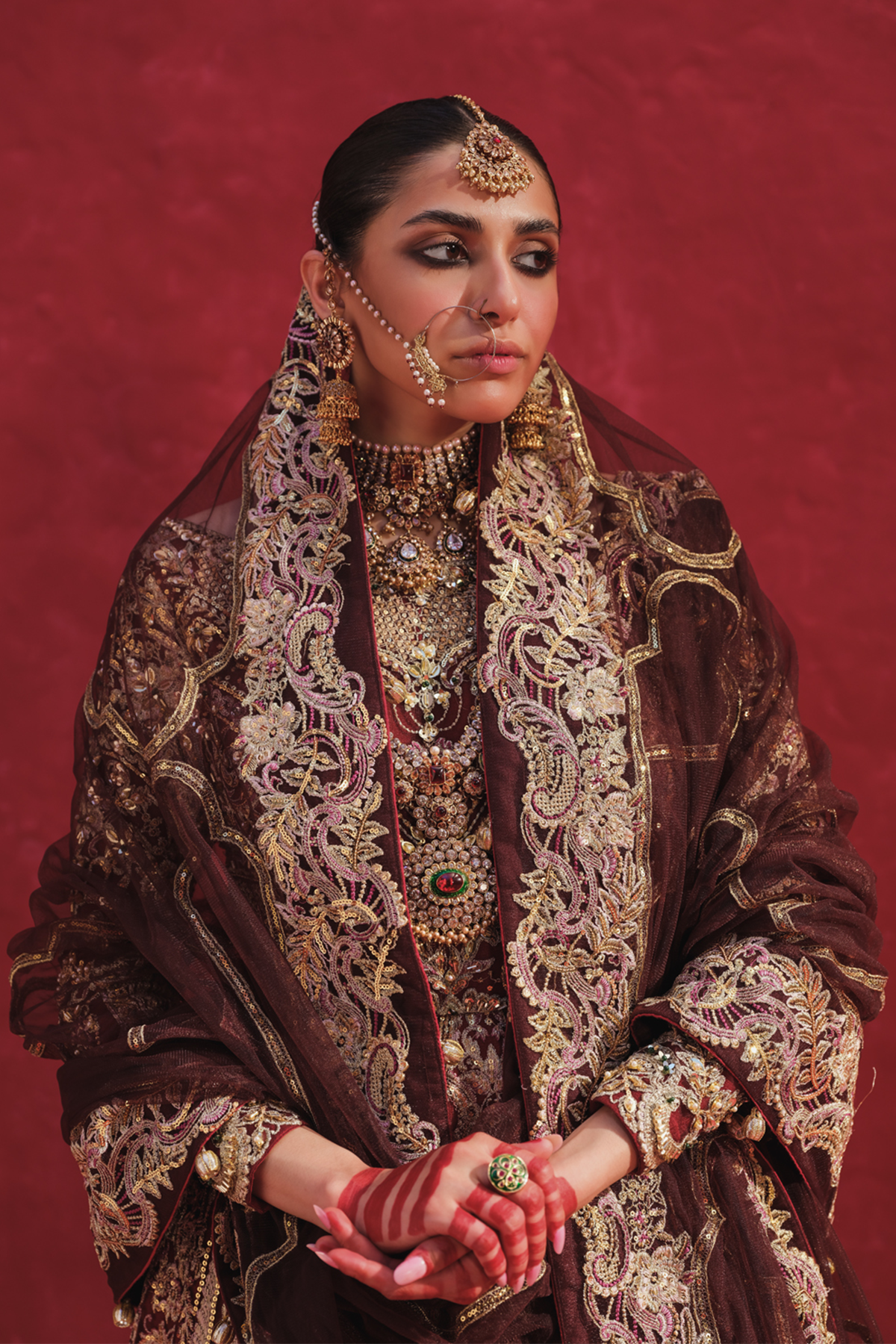 Erum Khan | Laal Rang | NEELOFAR - Wedding Dress - Maria Faisal