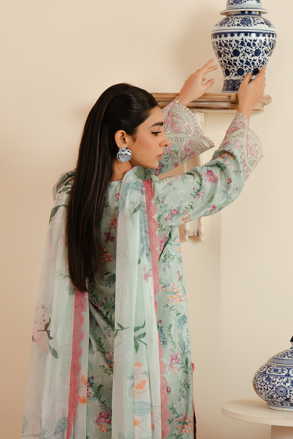 Afrozeh | Malina Lawn Collection| Aruna - Waniyas