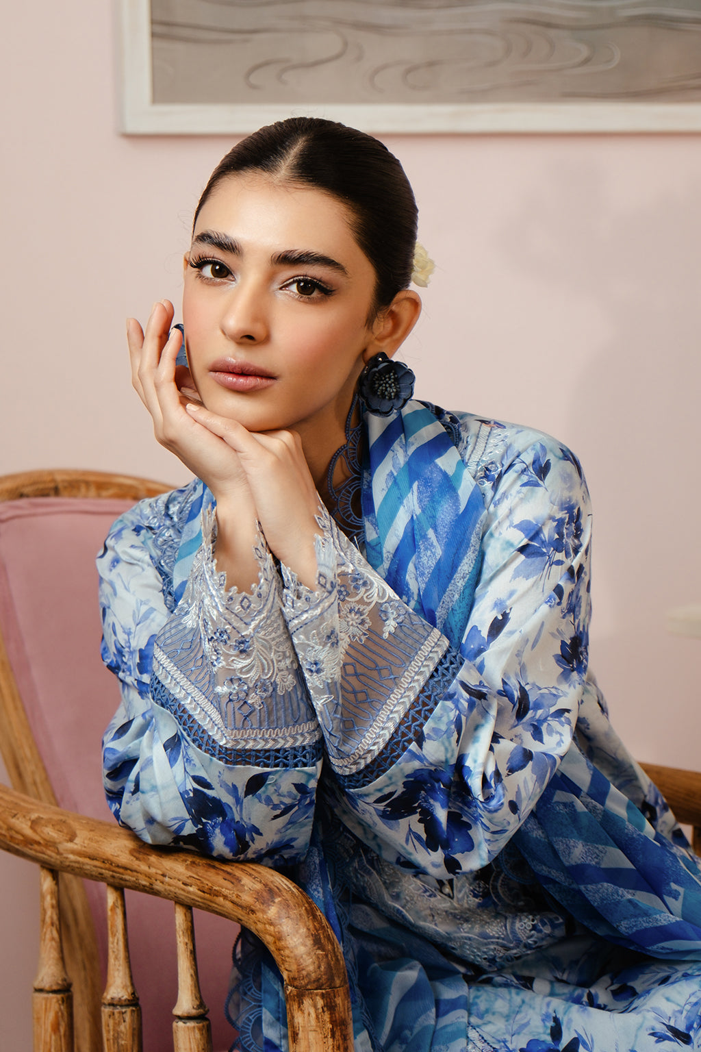 Afrozeh | Malina Lawn Collection| Merial - Waniyas