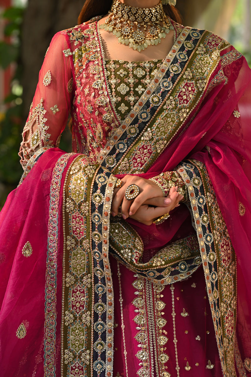 Qalamkar | Singhar Wedding Collection | RF-04 RIMEL - Wedding Dress - Maria Faisal