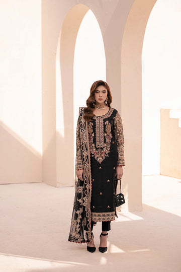 House of Nawab | Miorah Formals | BINAH - A - Designer Dress with Intricate embroidery and embellishments. Shop elegent wedding dress at Maria Faisal.