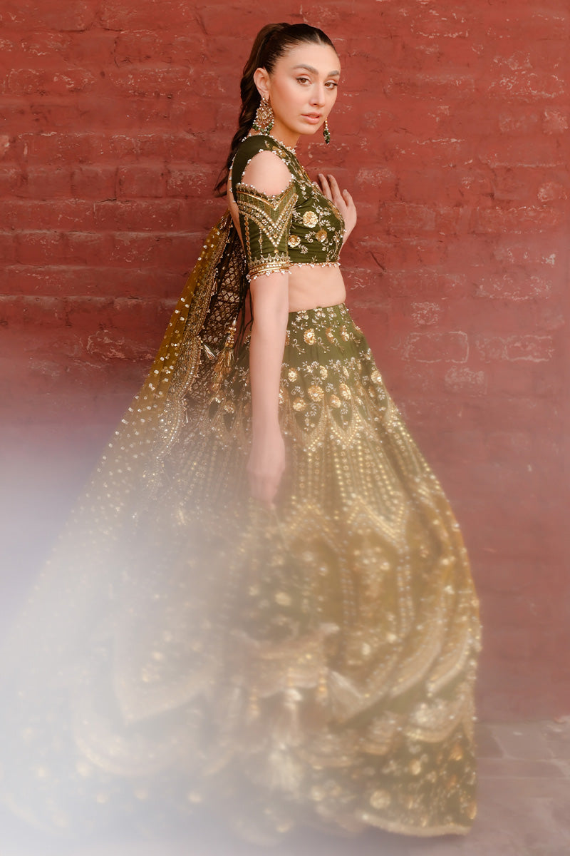 MNR | Zarlish Festive 25 | Wajeha Khan in Afsana - Formal Dress - available at Maria Faisal in UK and USA.