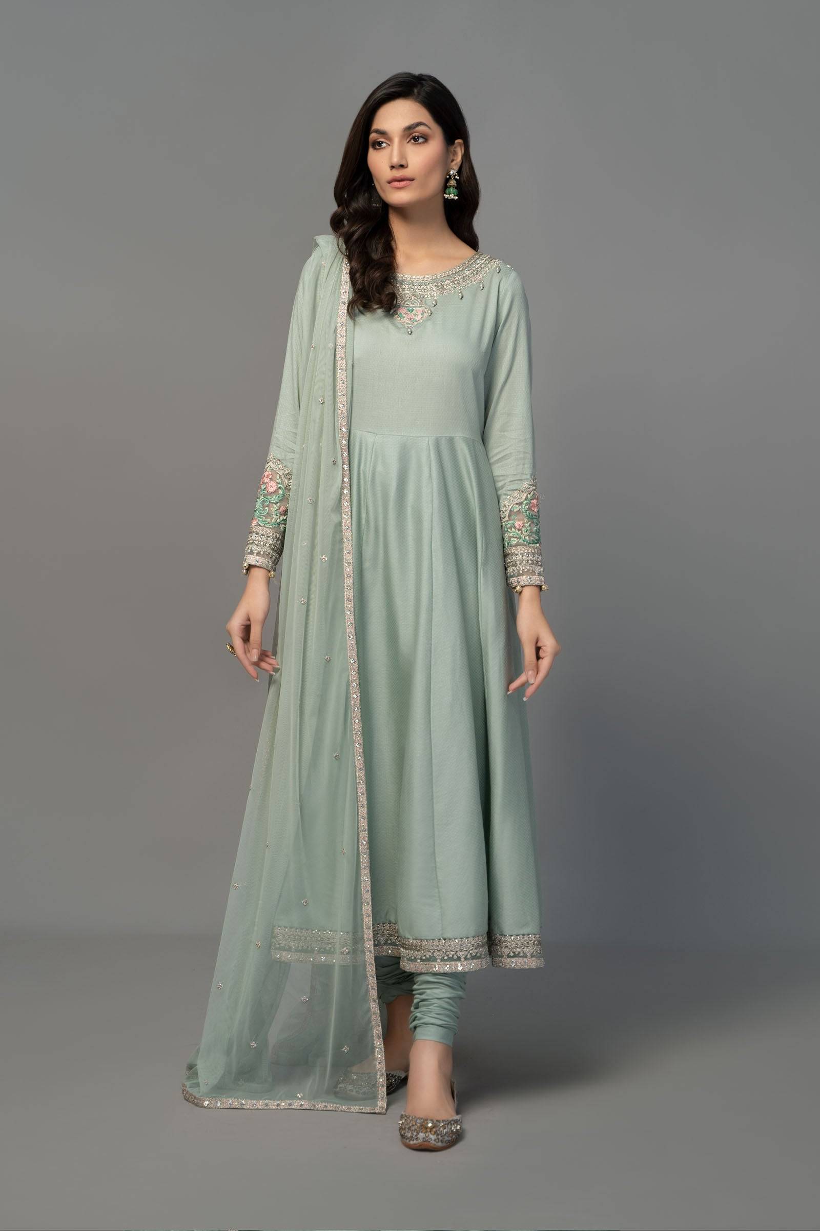 Maria B | Luxury Pret 25 | DW-EF23-38R1 by Maria Faisal - Registered Vendor of : Maria B - type : Ladies Clothes - 100% original wedding dresses