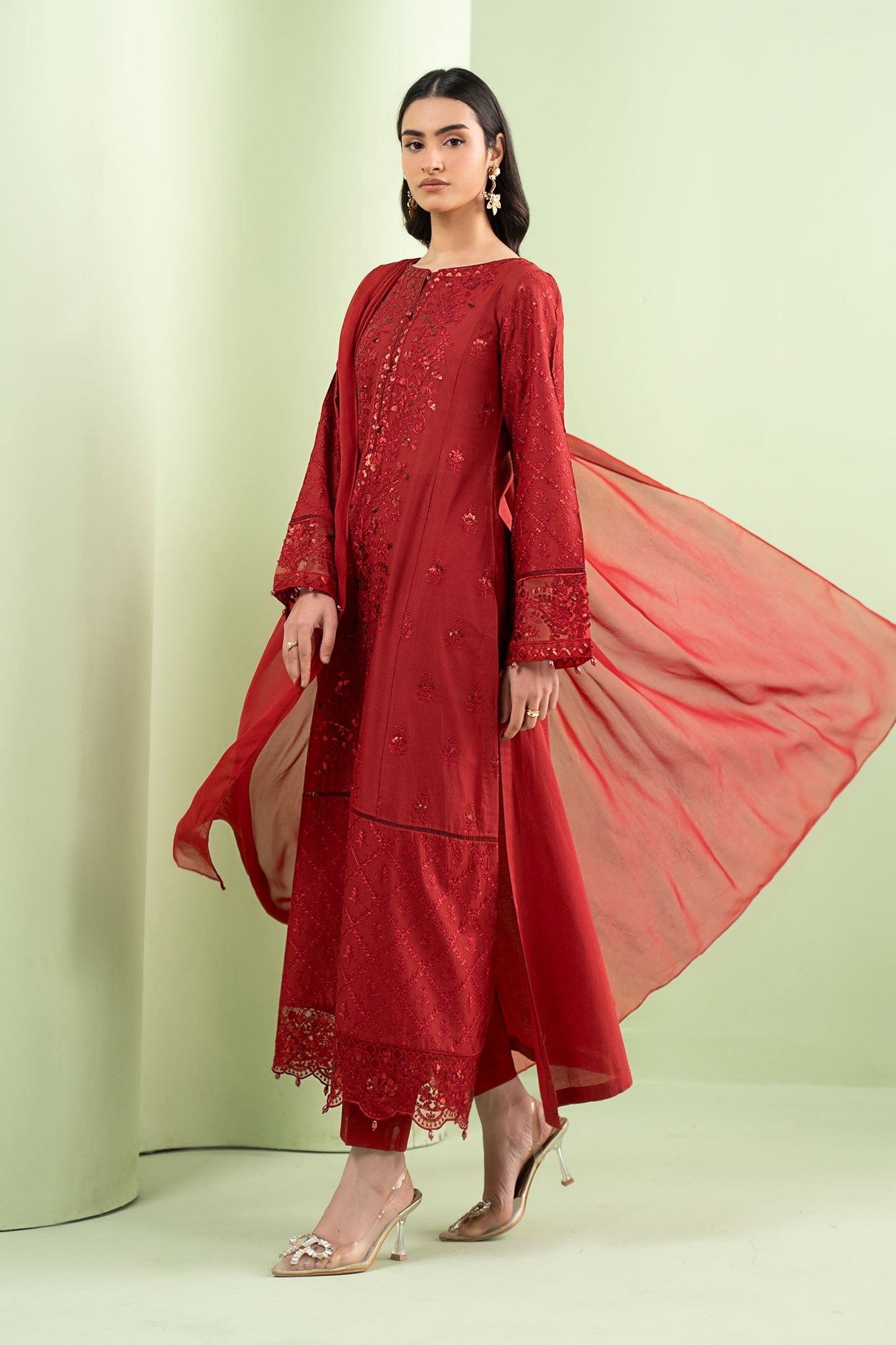 Maria B | Eid Collection Pret | DW-EA20-01R1 - Dress - available at Maria Faisal in UK and USA.