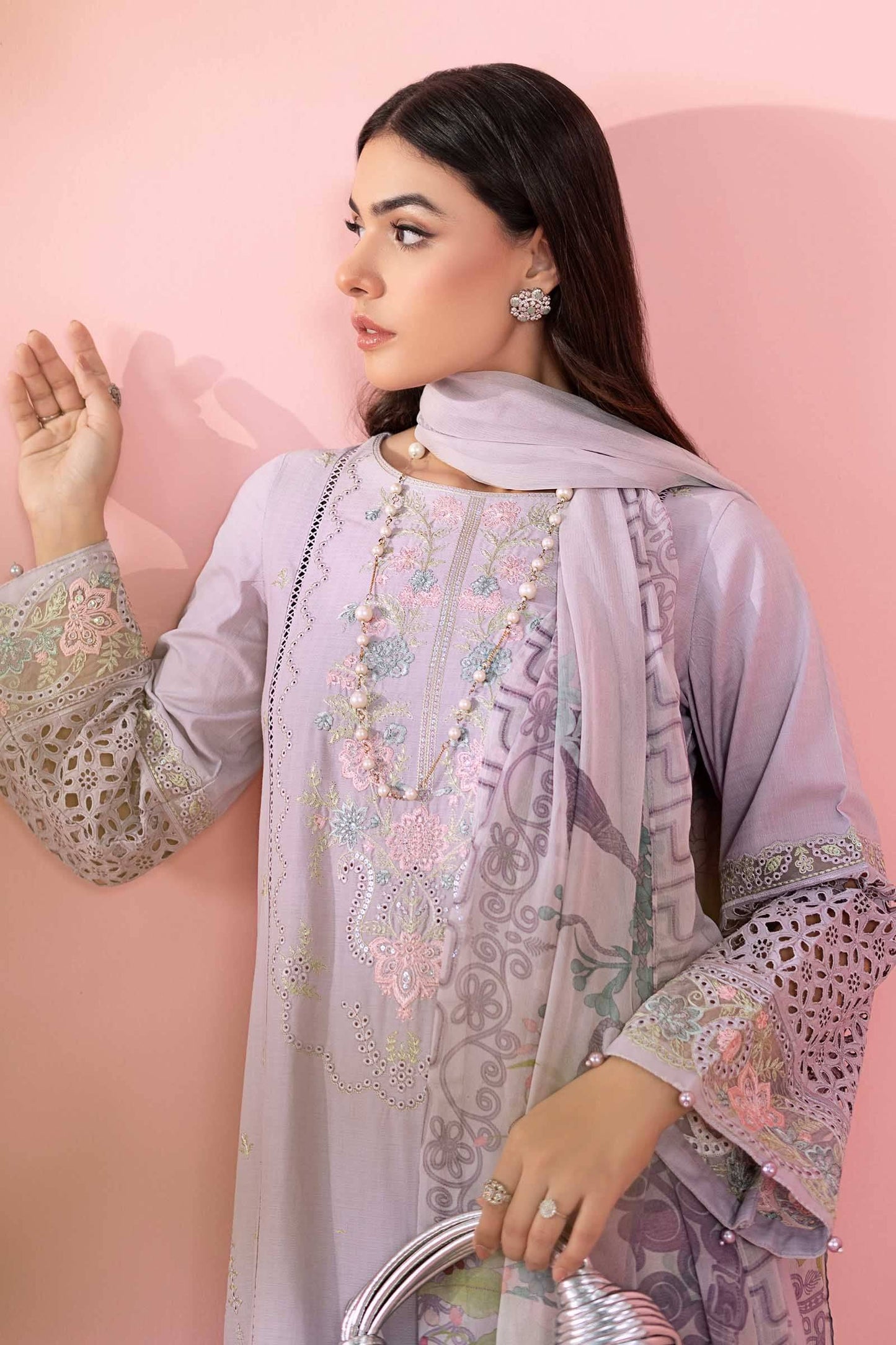 Maria B | Luxury Pret 25 | DW-EA25-05 by Maria Faisal - Registered Vendor of : Maria B - type : Ladies Clothes - 100% original wedding dresses