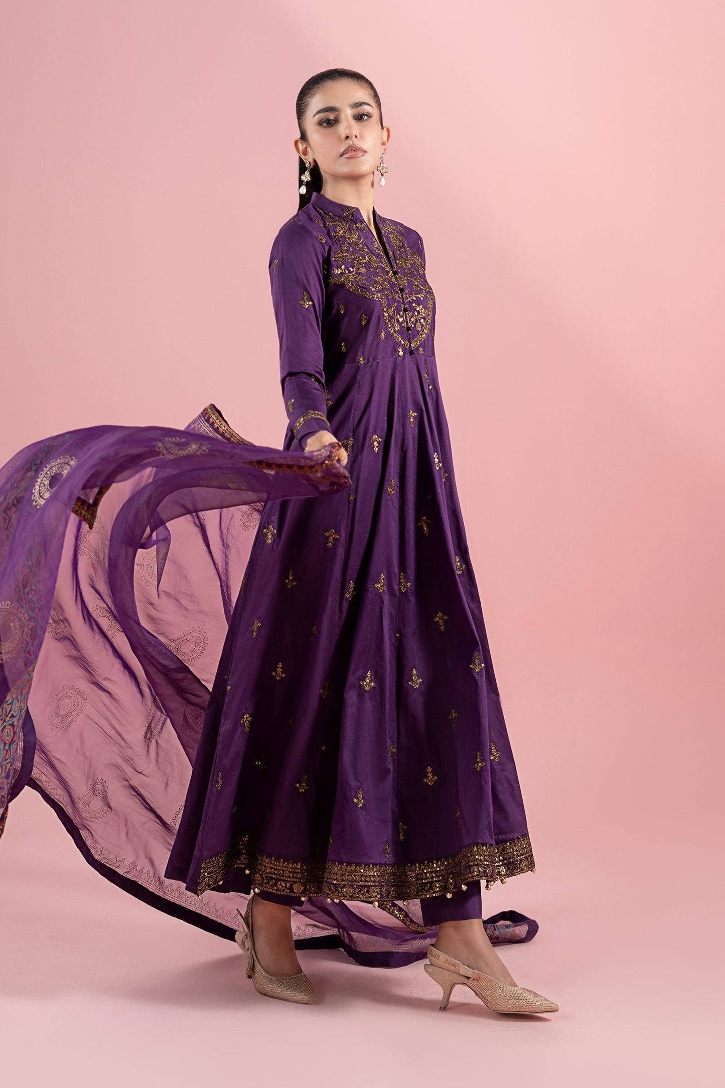 Maria B | Luxury Pret 25 | DW-EA25-12 by Maria Faisal - Registered Vendor of : Maria B - type : Ladies Clothes - 100% original wedding dresses