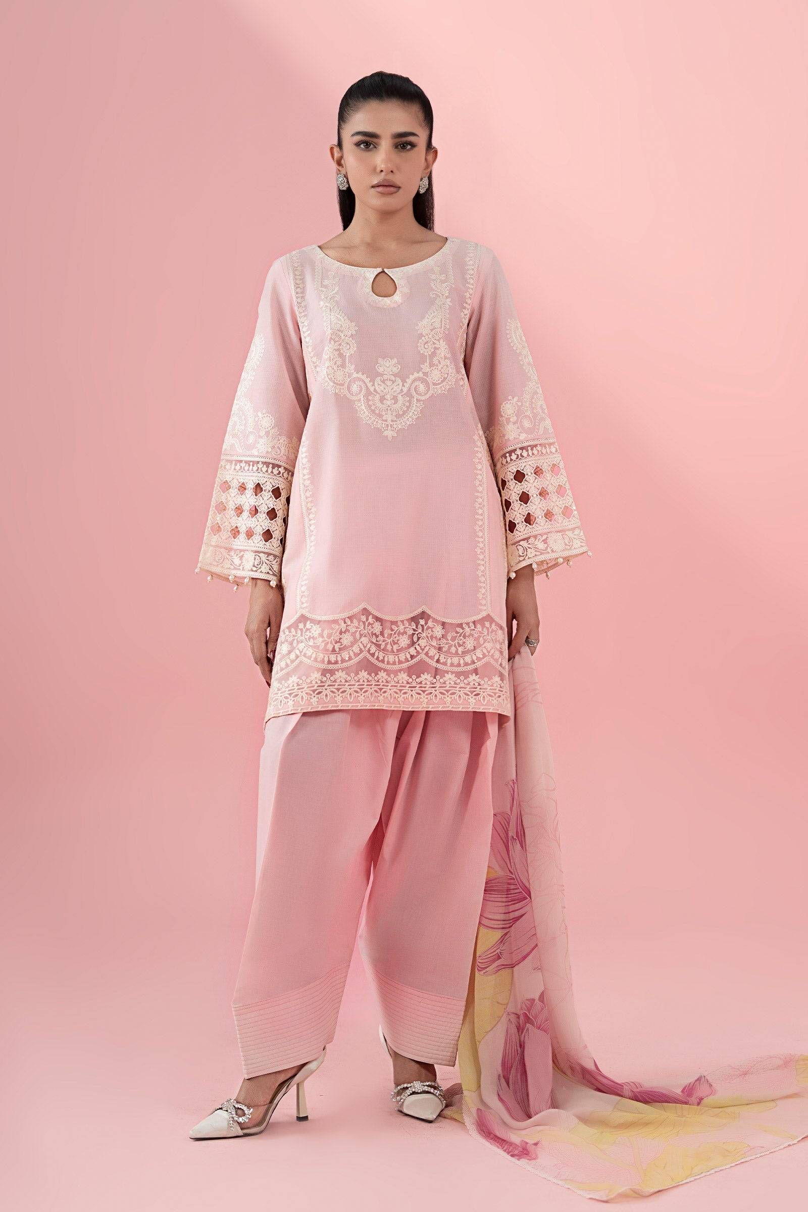 Maria B | Luxury Pret 25 | DW-EA25-66 by Maria Faisal - Registered Vendor of : Maria B - type : Ladies Clothes - 100% original wedding dresses