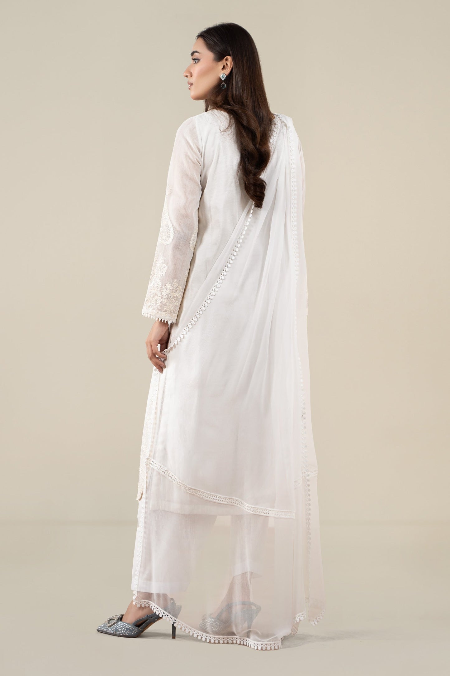 Maria B | Pre Fall 25 | Paper Cotton Suit 07 - Ladies Clothes - Maria Faisal