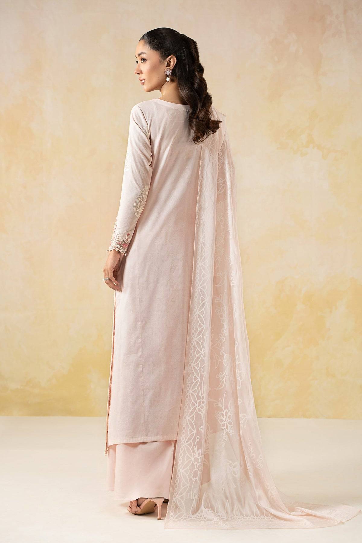 Maria B | Formal Wears | DW-EF25-03 Pink by Maria Faisal - Registered Vendor of : Maria B - type : Ladies Clothes - 100% original wedding dresses