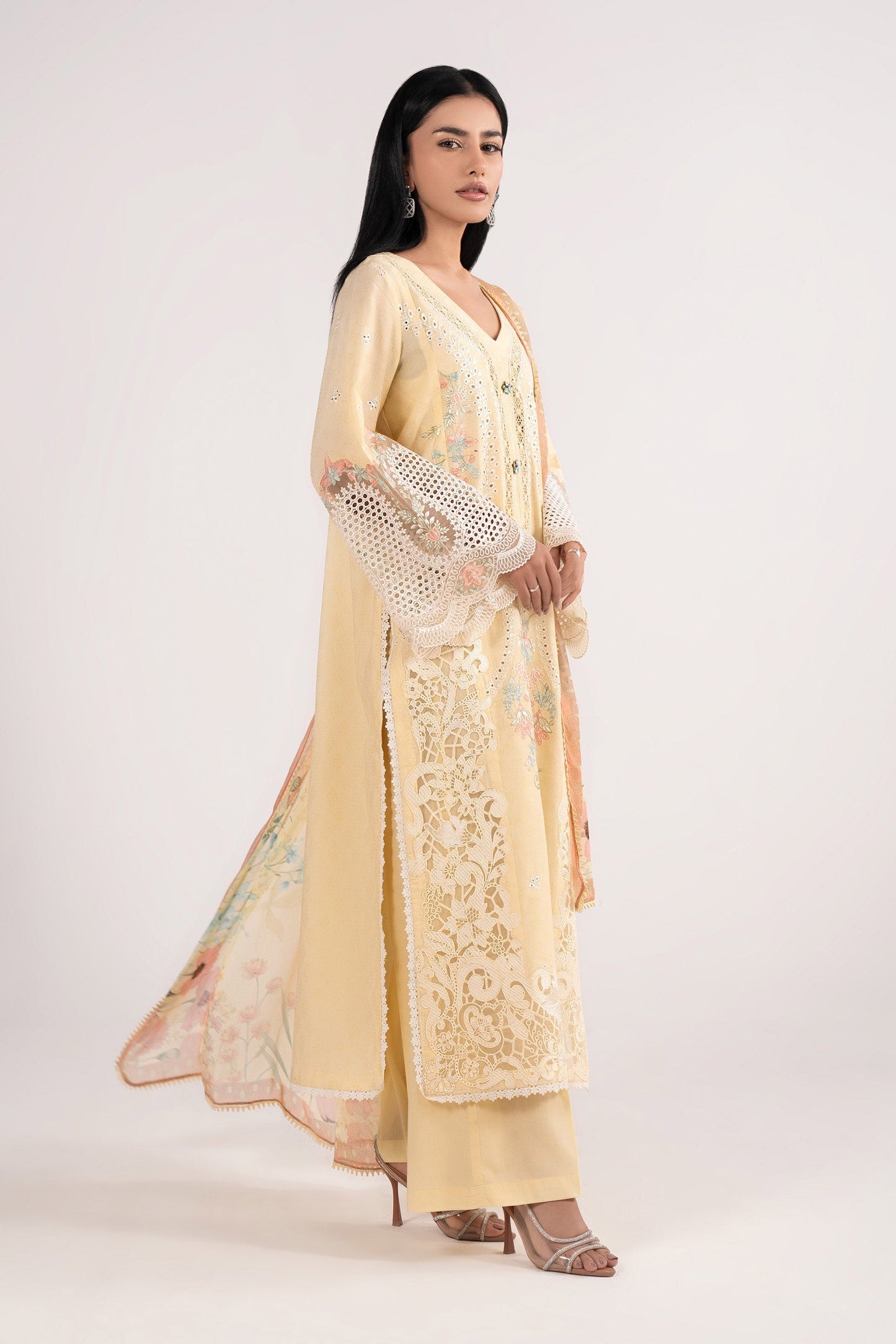 Maria B | Eid Collection Pret | DW-EF26-137 - Dress - available at Maria Faisal in UK and USA.