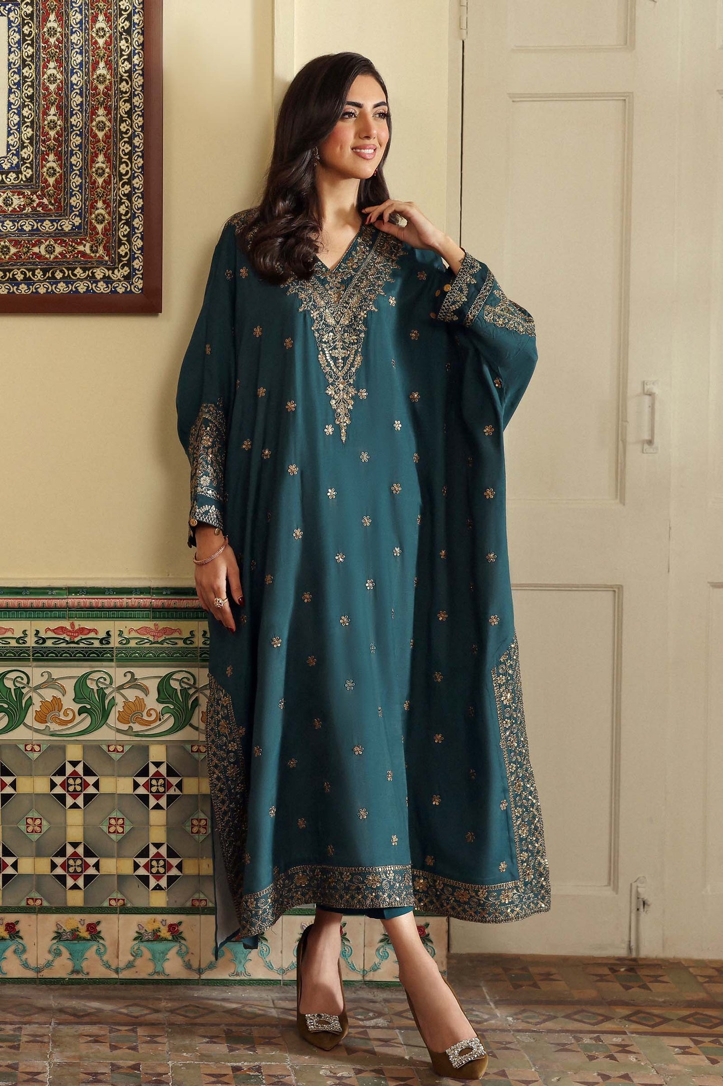 Maria B | Eid Collection Pret | DW-EF26-185 - Dress - available at Maria Faisal in UK and USA.