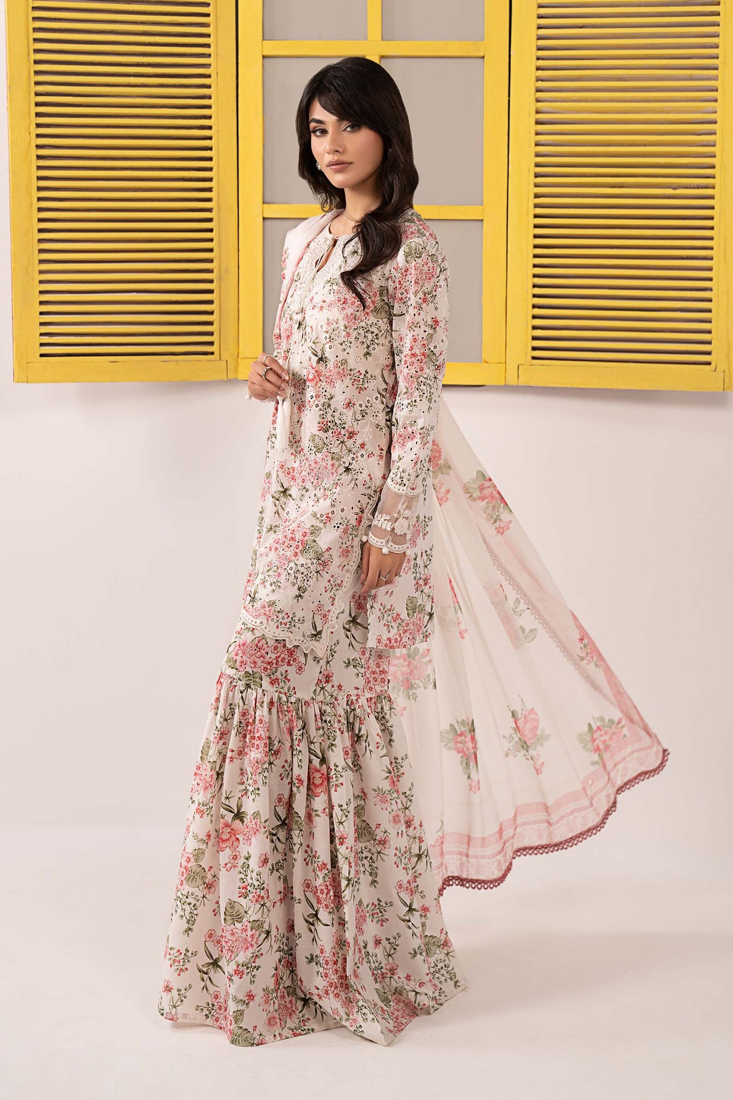 Maria B | Eid Festive Pret | DW-EF26-201 - Luxury Dress - available at Maria Faisal in UK and USA.