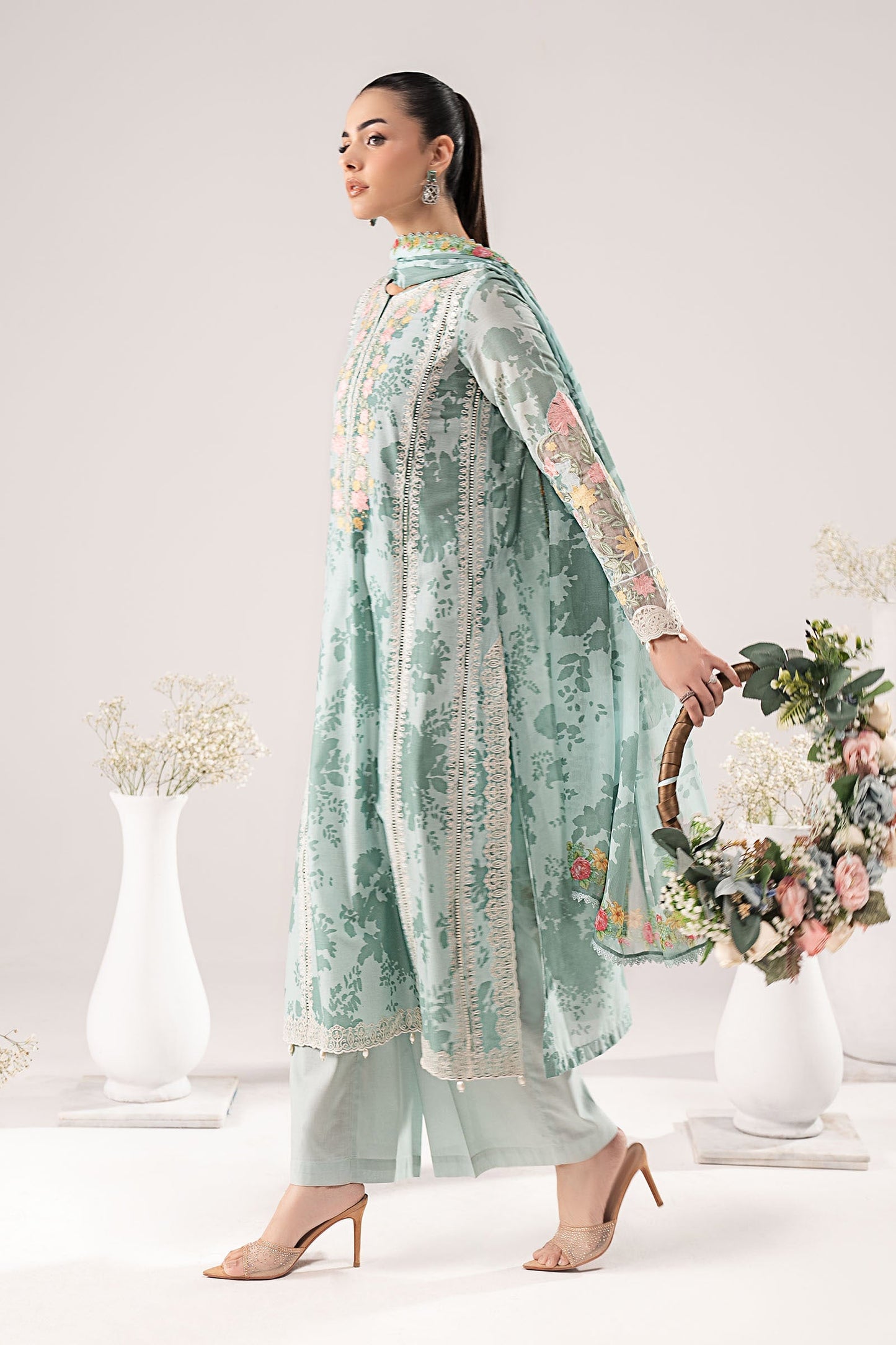 Maria B | Eid Collection Pret | DW-EF26-59 - Dress - available at Maria Faisal in UK and USA.