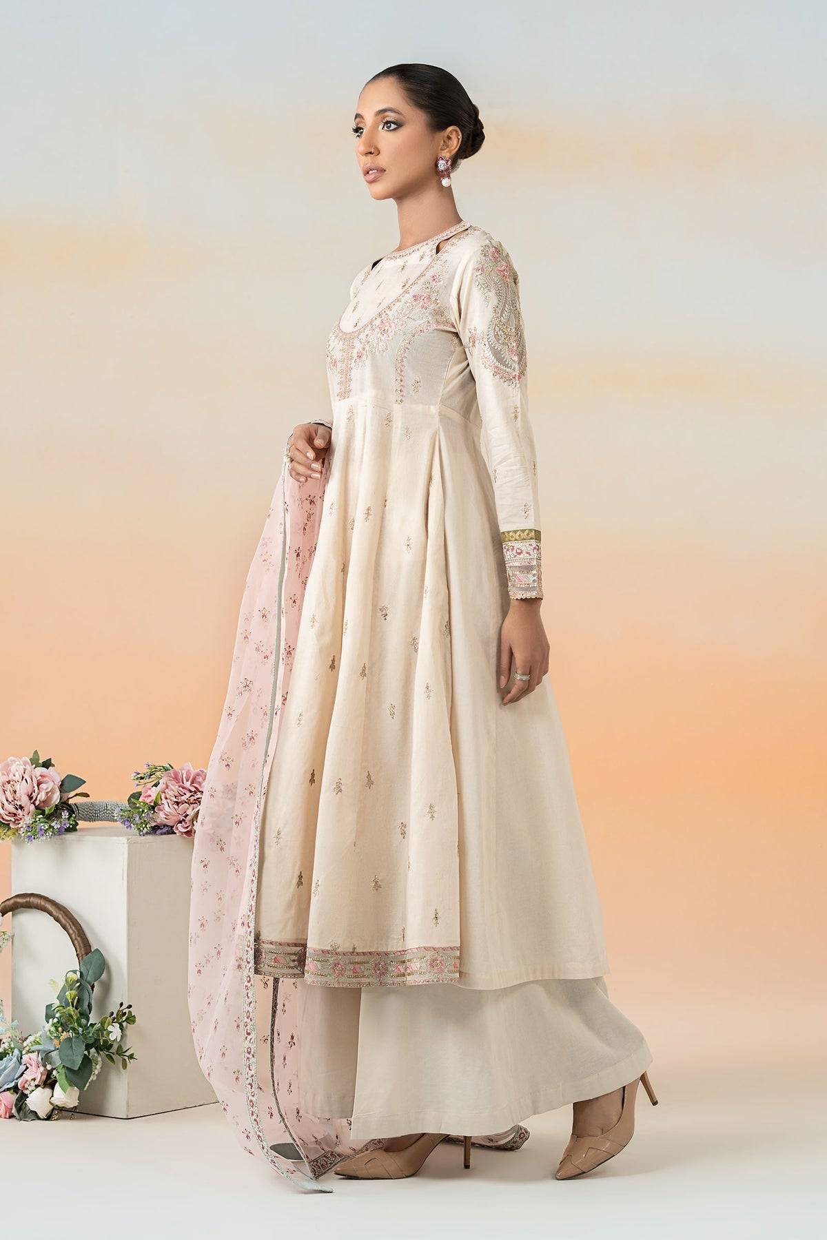 Maria B | Formal Wears | DW-EF25-60 by Maria Faisal - Registered Vendor of : Maria B - type : Ladies Clothes - 100% original wedding dresses