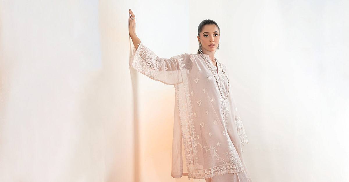 Maira B | Ready to Wear | DW-EF25-92 Pink by Maria Faisal - Registered Vendor of : Maria B - type : Wedding Dress - 100% original wedding dresses
