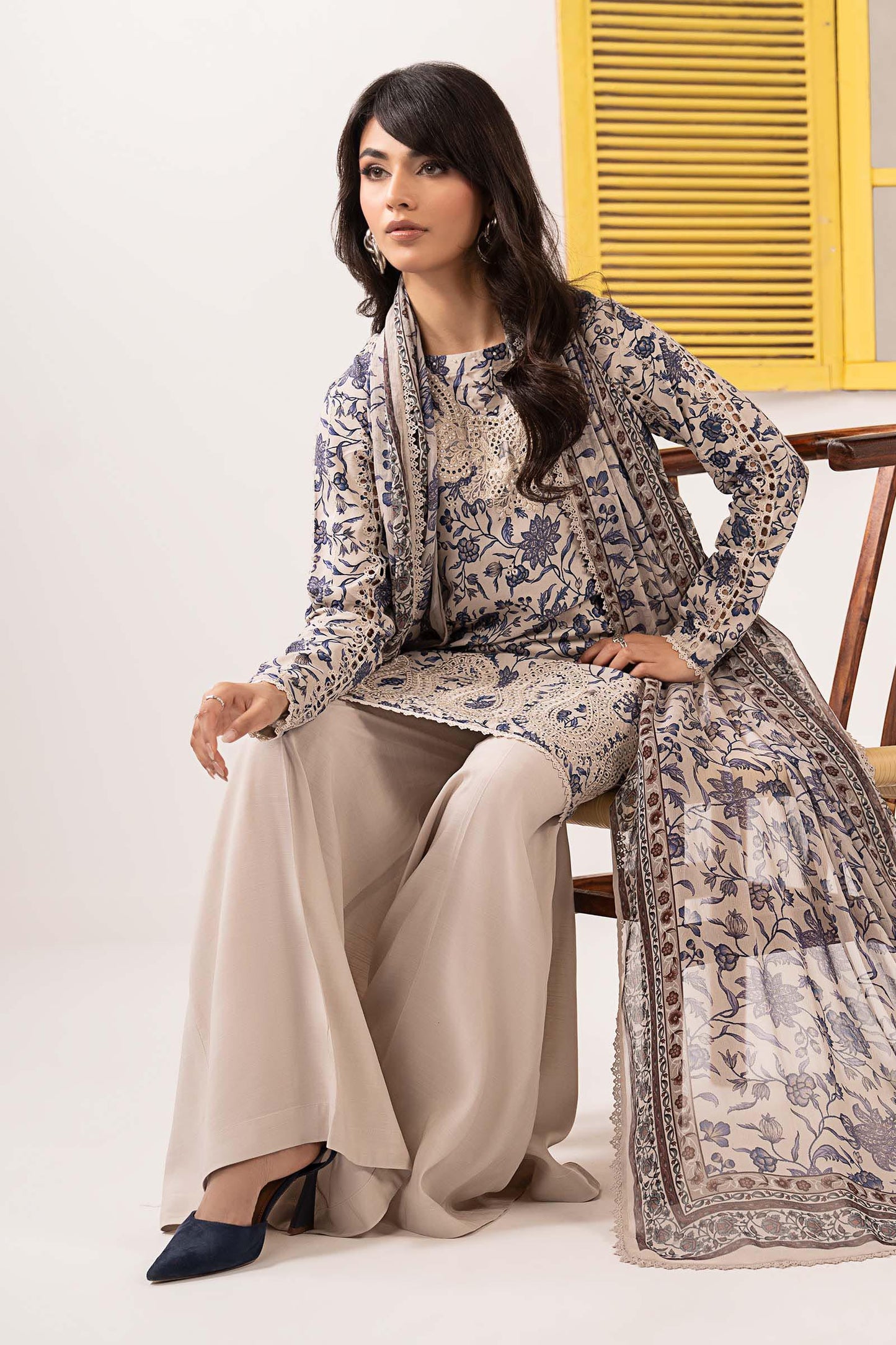 Maria B | Eid Festive Pret | DW-EF26-37 - Luxury Dress - available at Maria Faisal in UK and USA.