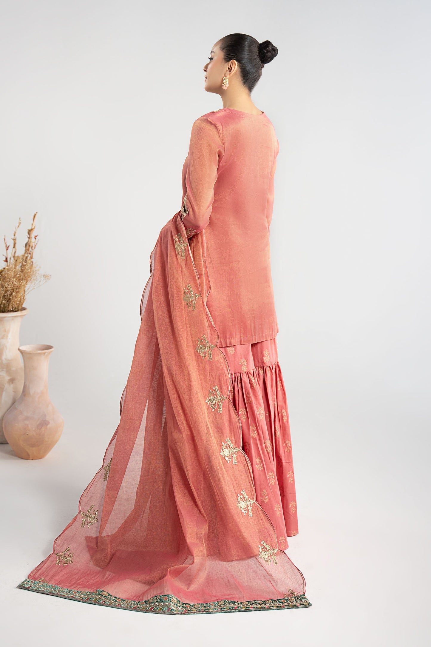 Maria B | Pre Fall Dresses | 3 Piece Embroidered Masoori Suit ZD - Ladies Clothes - Maria Faisal