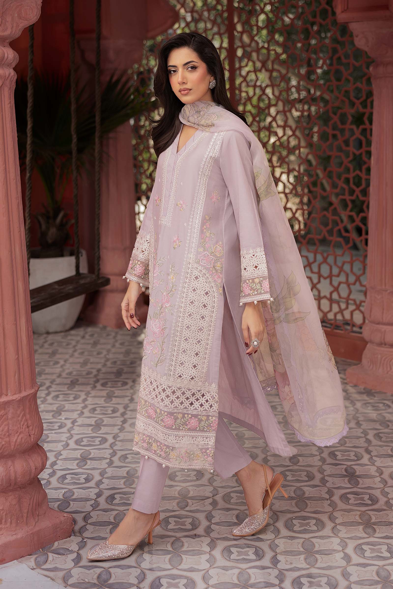 Maria B | Luxury Pret 25 | DW-EF25-151 by Maria Faisal - Registered Vendor of : Maria B - type : Ladies Clothes - 100% original wedding dresses