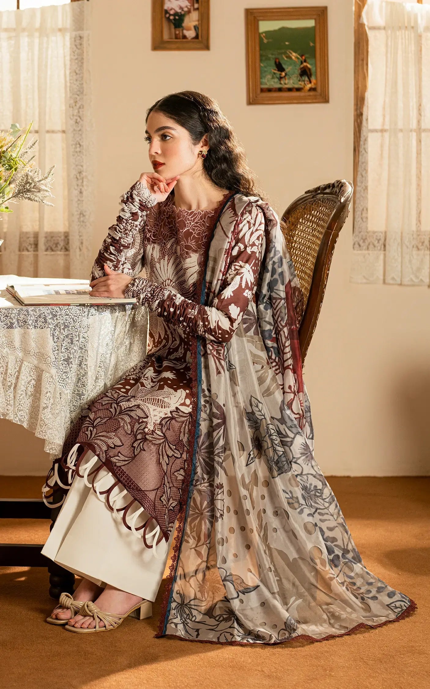 Asifa and Nabeel | Meraki Vintage 25 | Darcheeni (MVL25-07) by Maria Faisal - Registered Vendor of : Asifa and Nabeel - type : Ladies Clothes - 100% original wedding dresses