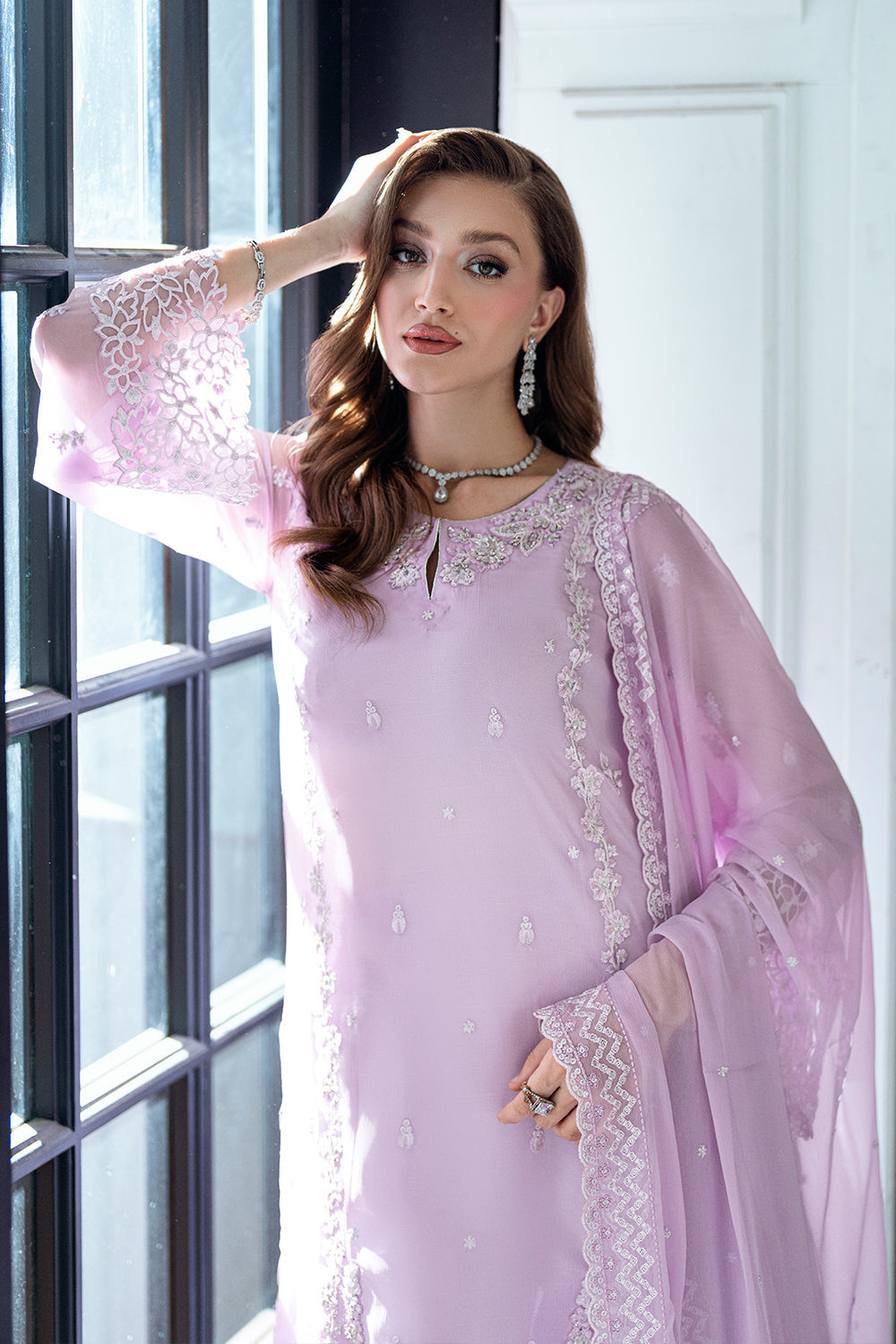 Azure | Ensembles | Dewy Lavender - Ladies Clothes - Maria Faisal