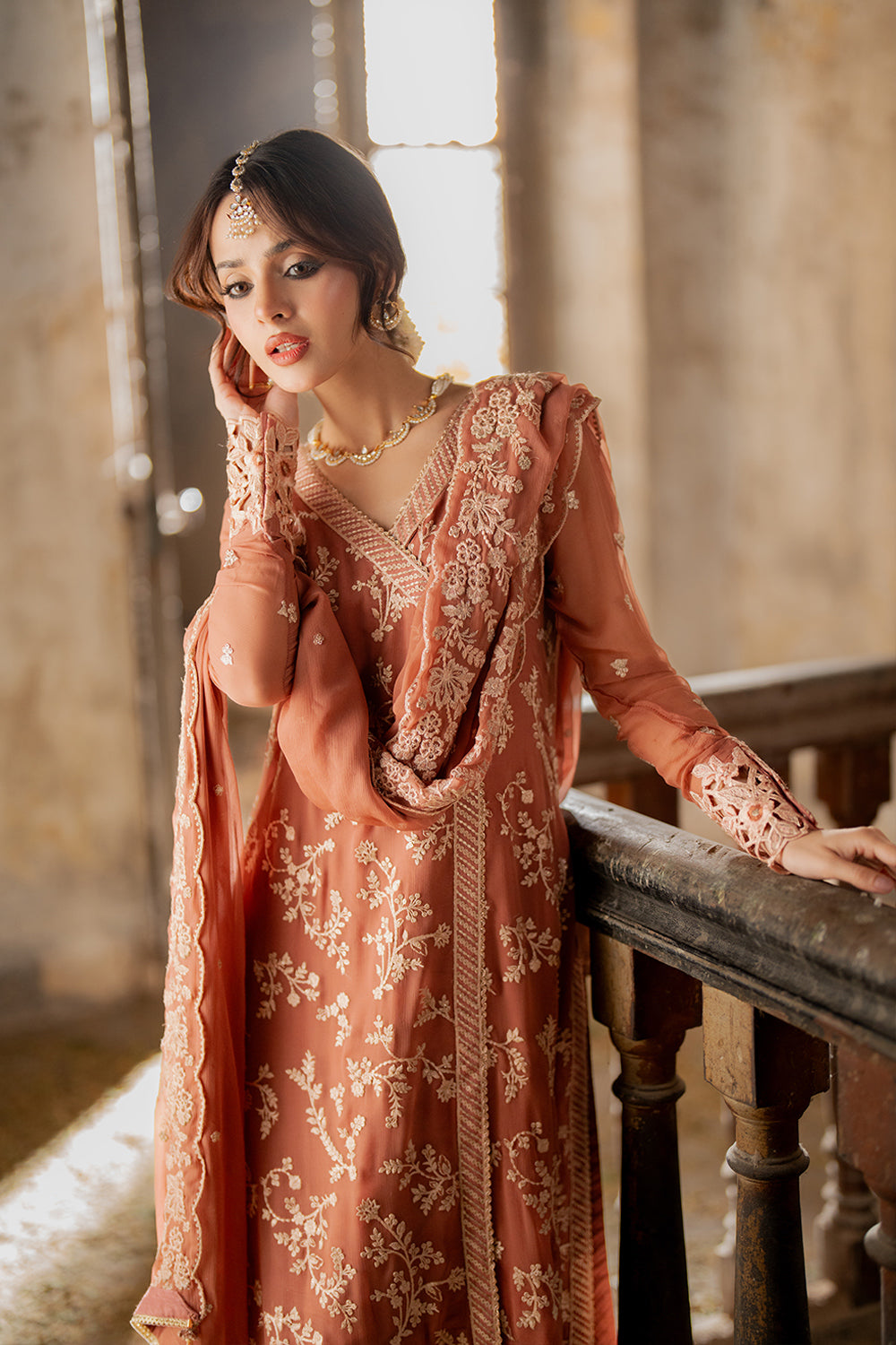 Azure | Ensembles | Dusky Bloom - Ladies Clothes - Maria Faisal