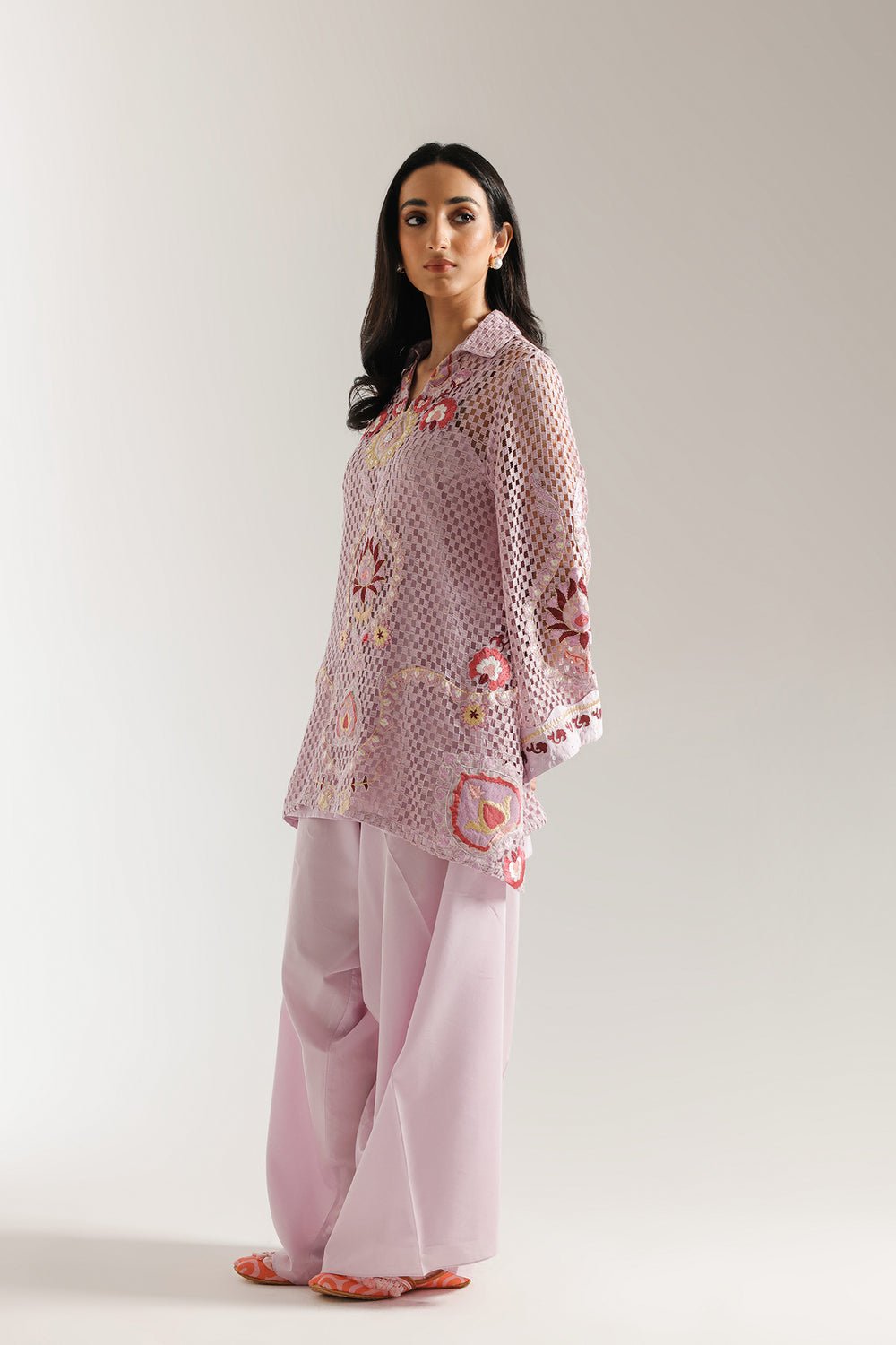 Ethnic | Rozana Collection 25 | Embroidered Dress 13A - Ladies Clothes - Maria Faisal