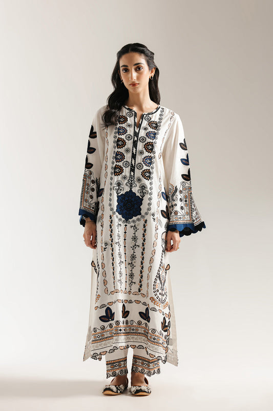 Ethnic | Rozana Collection 25 | Embroidered Dress 10A - Ladies Clothes - Maria Faisal
